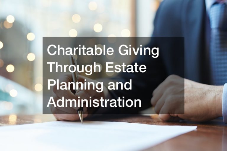 Charitable Giving Through Estate Planning and Administration - Finance ...