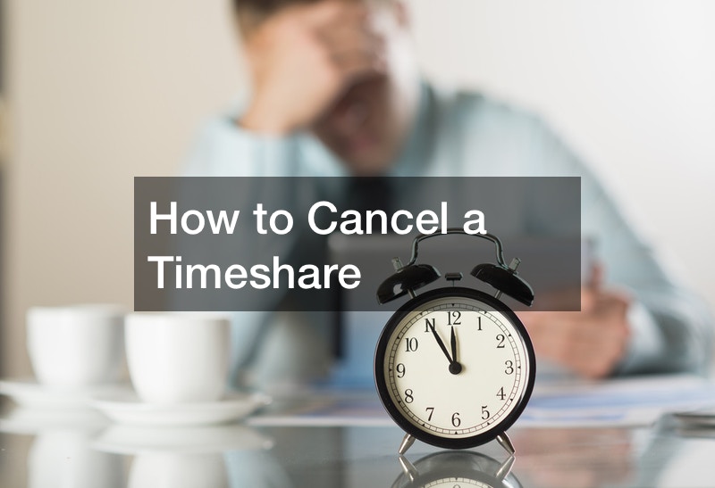 How to Cancel a Timeshare