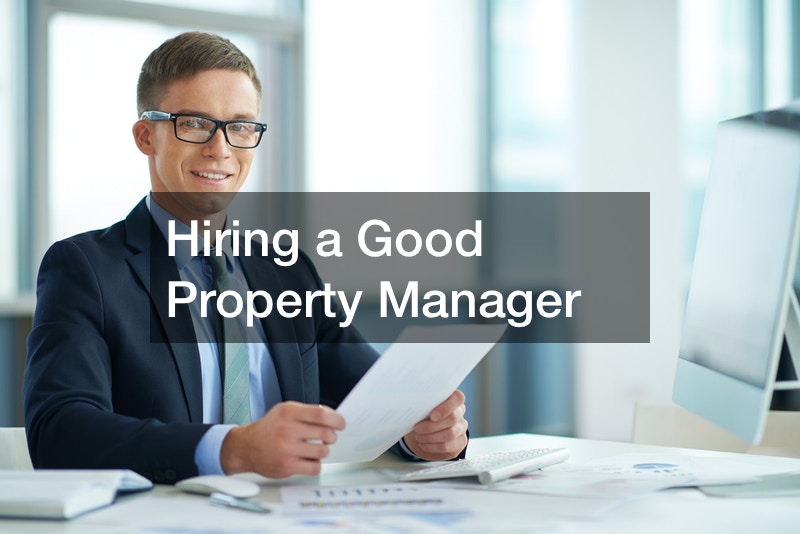 Hiring a Good Property Manager
