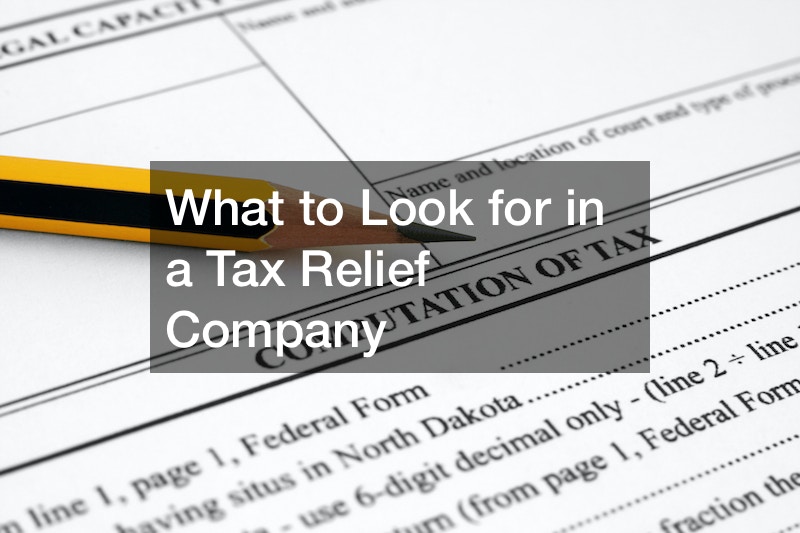 What to Look for in a Tax Relief Company